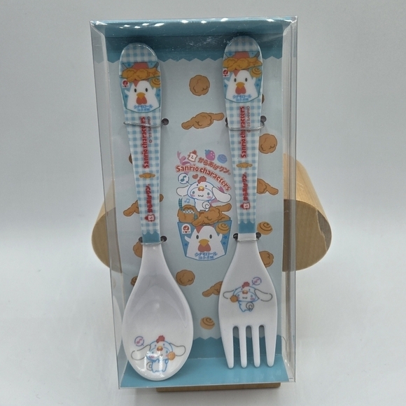 Sanrio Karaage-kun Cinnamoroll Cutlery Set - Picture 7 of 7